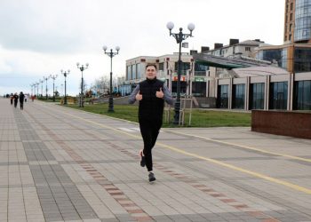 Утром 1 января в Новороссийске прошел трезвый забег