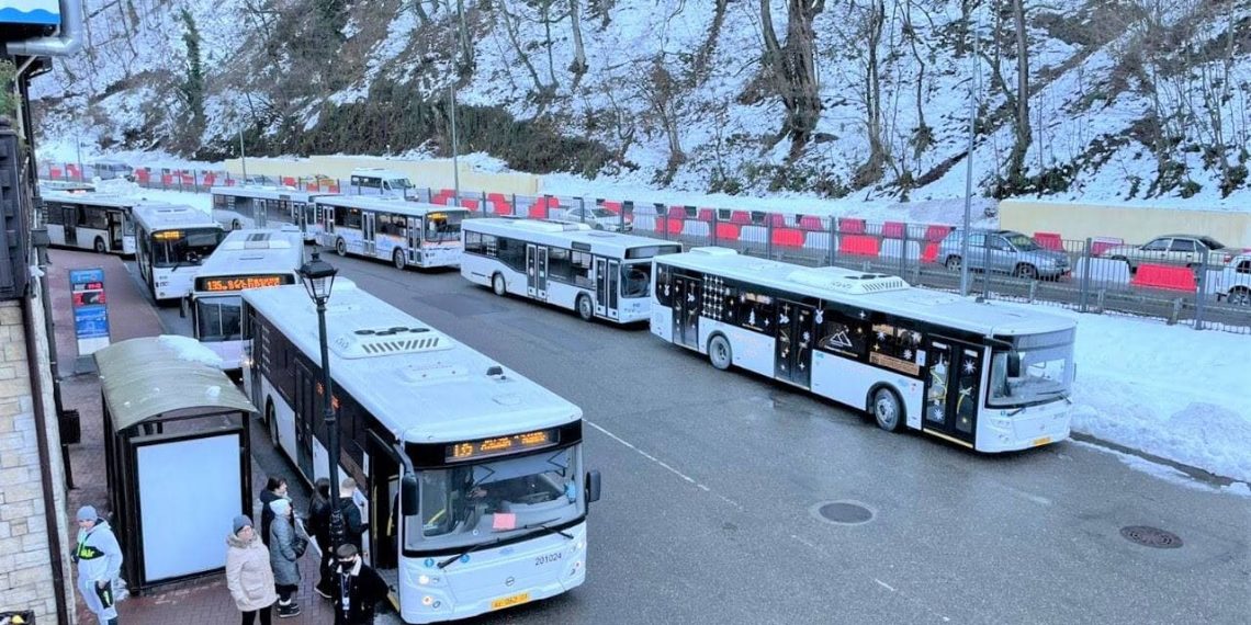 В Сочи 74 млн человек воспользовались общественным транспортом