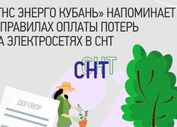 «ТНС энерго Кубань» напоминает о правилах оплаты потерь на электросетях в СНТ