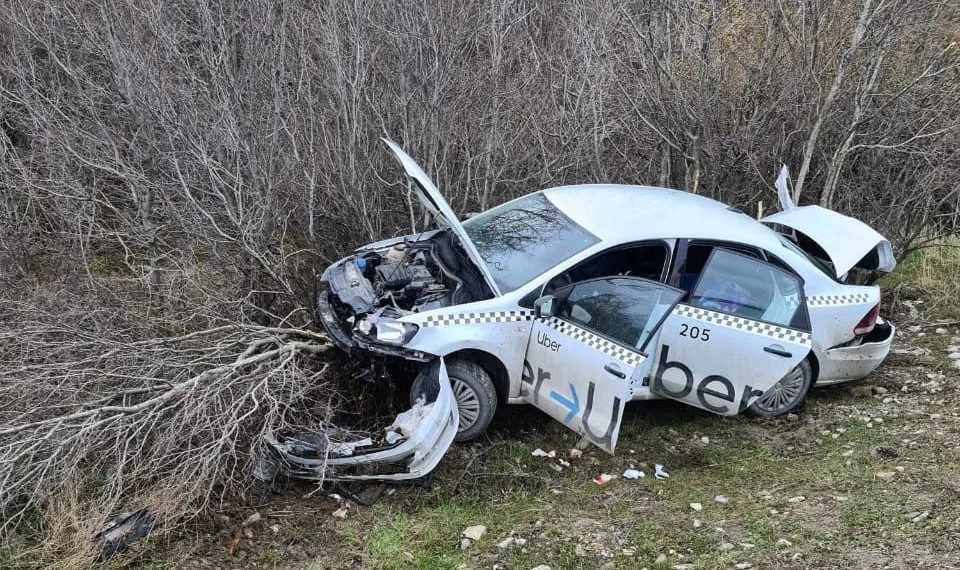 В ДТП с такси на Кубани пострадала пассажирка