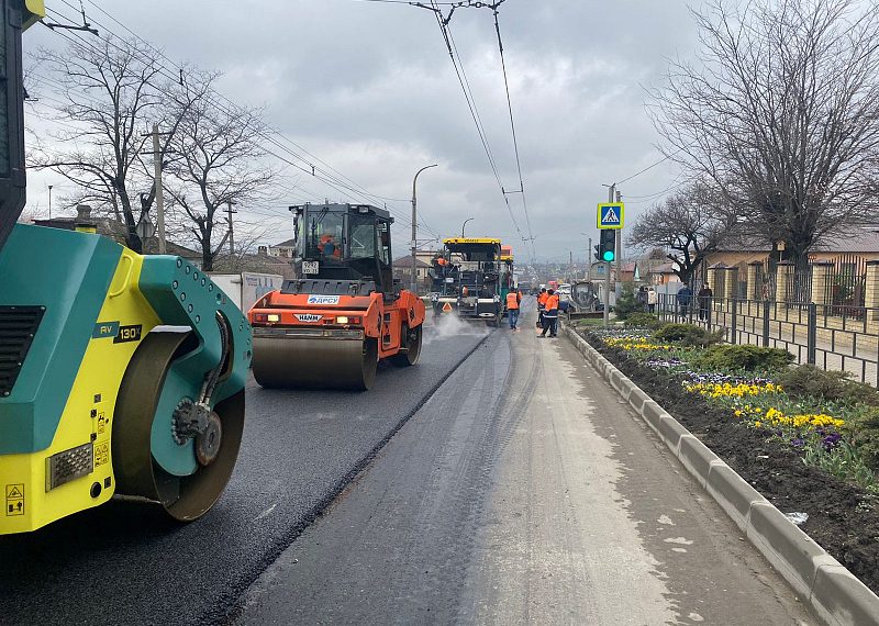 Дорожный нацпроект в Новороссийске выполнили на 70%