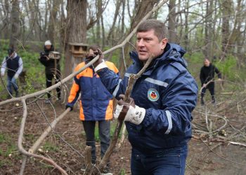 В Краснодаре прошел субботник