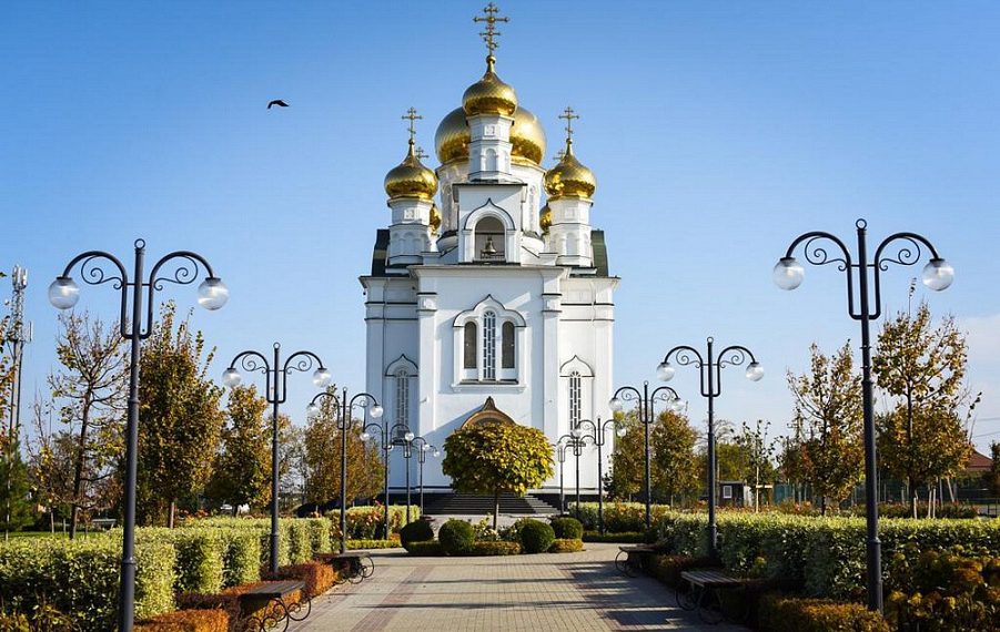 На Кубани открыли храм Георгия Победоносца