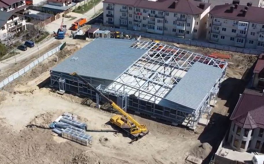 Центр единоборств в Анапе готов на 45%