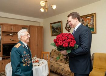 Копайгородский поздравил ветеранов с Днем Победы