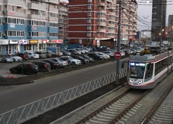 После ввода новой трамвайной ветки в Краснодаре уменьшилось количество пробок
