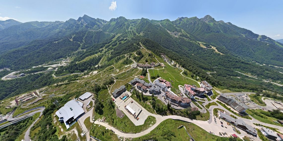 Создана масштабная интерактивная карта курорта «Роза Хутор»