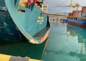 В Новороссийске столкнулись два теплохода