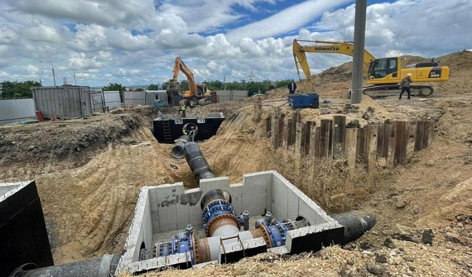 На Кубани начали строить еще одну ветку Ейского группового водопровода