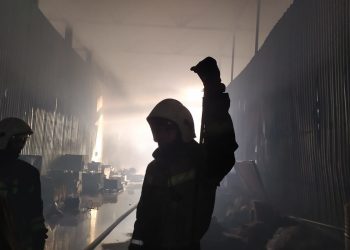 В Краснодаре потушили крупный пожар