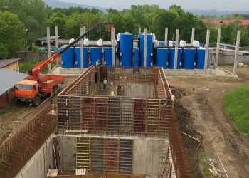 Очистные сооружения в Горячем Ключе готовы на 70%