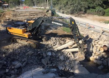 На Кубани начали восстанавливать разрушенный мост