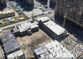 Школу на 1550 мест в Краснодаре построили на 31%