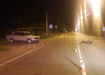 На Кубани пьяный водитель сбил двух 13-летних подростков на мотоцикле