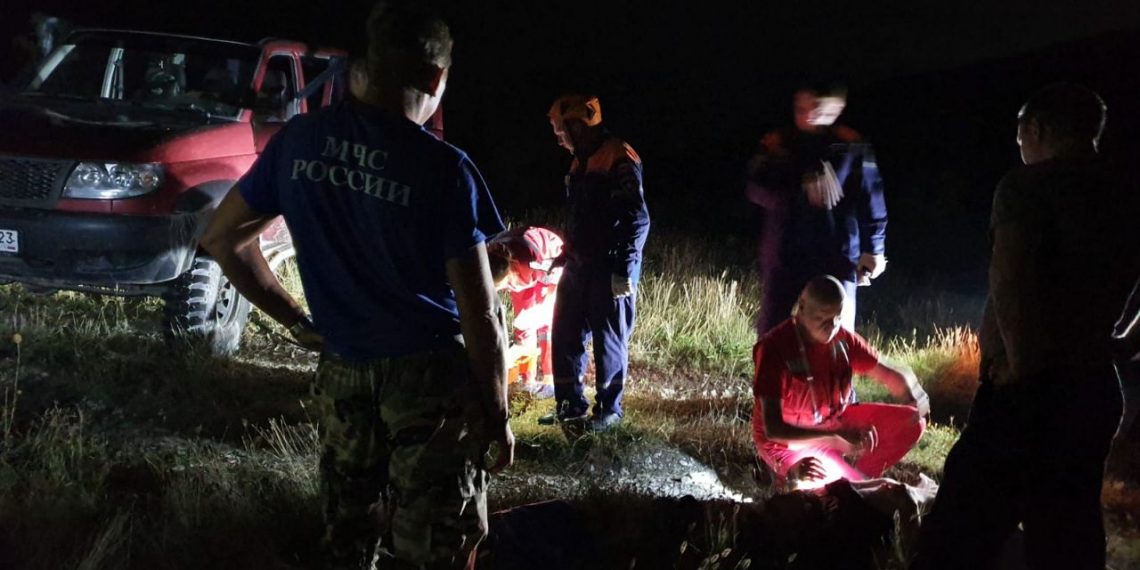 В Новороссийске опрокинулся УАЗ: пострадал человек