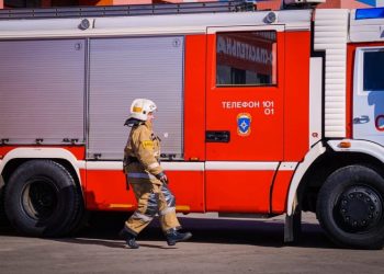 Появилось видео сгоревшего кафе «Круиз» в Хостинском районе Сочи