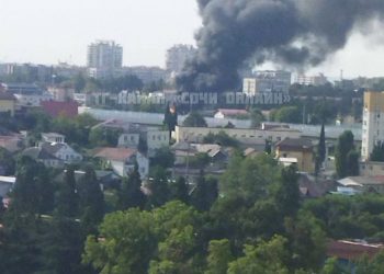 Рядом с международным аэропортом Сочи 20 августа произошел пожар