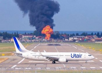 Стали известны подробности крупного пожара рядом с аэропортом в Сочи