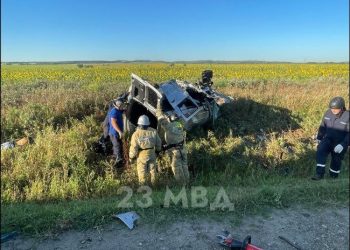 4 человека стали жертвами в тройном ДТП на Кубани