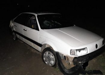 На Кубани опрокинулся Volkswagen: пострадал водитель