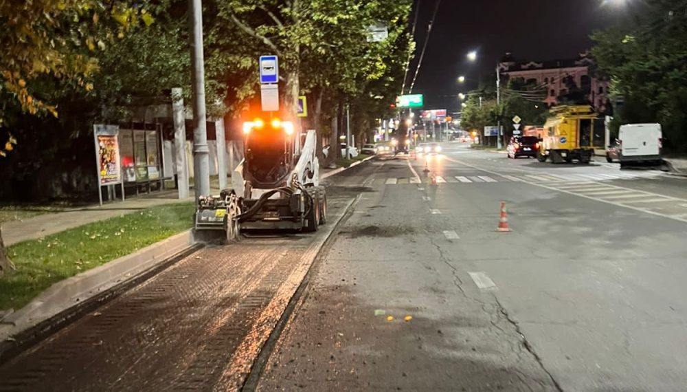 В Краснодаре начали ремонтировать улицу Фадеева
