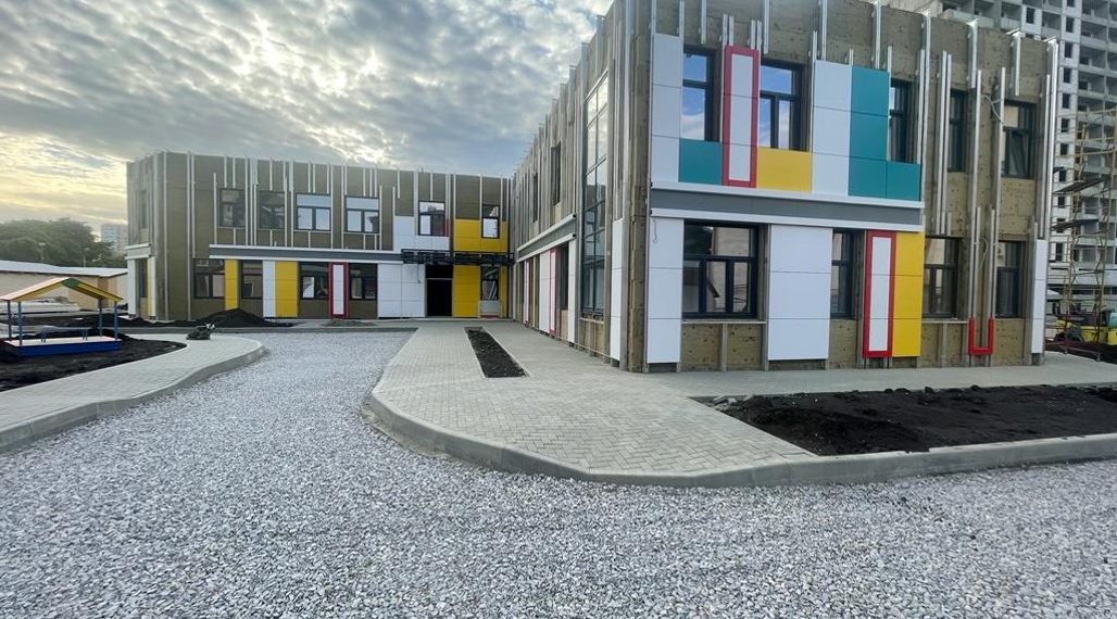 В Краснодаре на 84 % построили детский сад на 160 мест