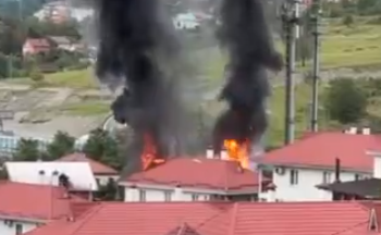 В Сочи ликвидировали пожар в частном доме на площади 170 квадратных метров