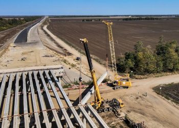 На Дальнем западном обходе Краснодара смонтировали 20 километров барьера