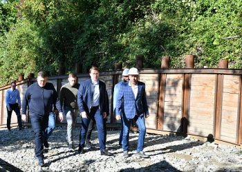 Копайгородский осмотрел оползневые участки в Хостинском районе