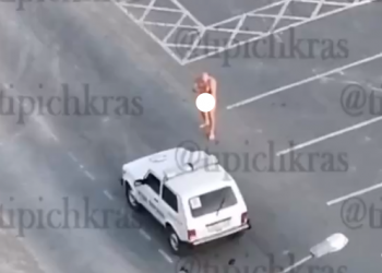 В Анапе одетый в костюм Адама Терминатор требовал у водителей одежду, сапоги и мотоцикл