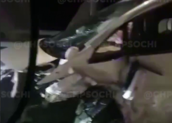 В Адлерском районе Сочи произошло массовое ДТП