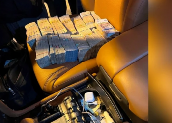 Из Сочи в Абхазию на автомобиле Lexus хотели перевезти почти 107 млн рублей