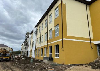 В Динской на 70% построили школу на 400 мест