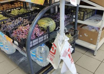 В «Магнитах» Новороссийска пропали бесплатные фасовочные пакеты