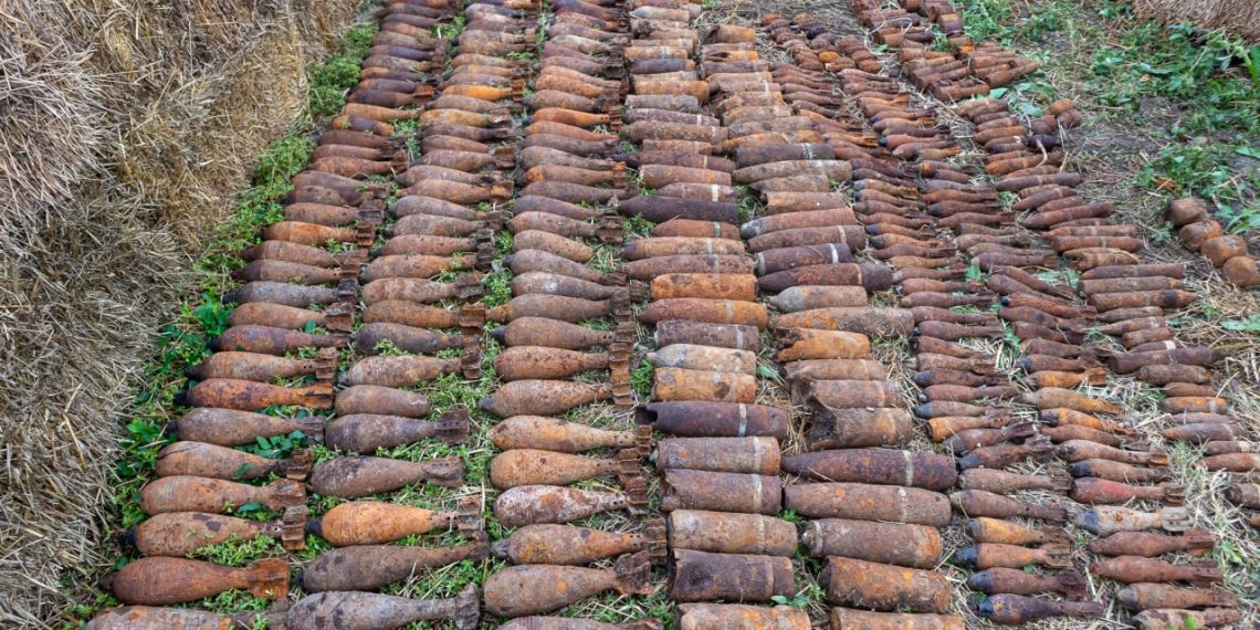 Житель Кубани выкопал яму во дворе и нашел там 352 снаряда