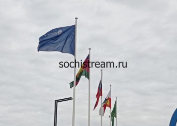 На пляжах Сочи продолжают висеть «Синие флаги» упраздненного Ростуризма