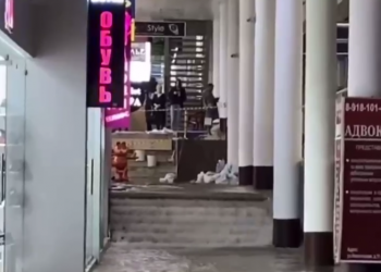 Из-за ливней в Сочи в ТЦ на Навагинской произошел потоп