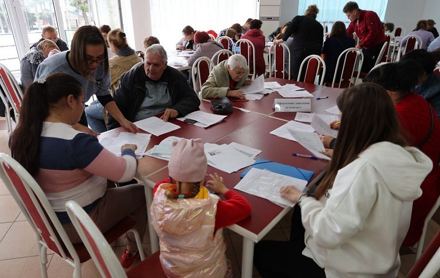 На Кубани разместили 5,5 тысячи жителей Херсонской области