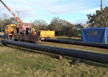 В Темрюке строят водоочистные сооружения