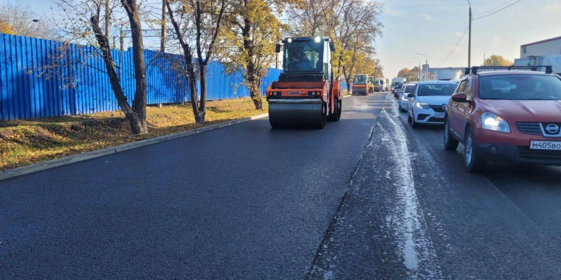 Улицу Новороссийскую в Краснодаре отремонтировали более чем на 70%