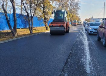 Улицу Новороссийскую в Краснодаре отремонтировали более чем на 70%