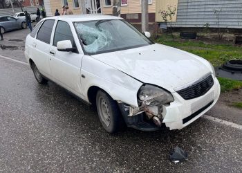 На Кубани в Апшеронске Lada Priora сбила 52-летнего пешехода