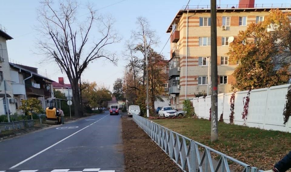 В Краснодаре отремонтировали улицу Юннатов