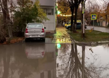 В Анапе нашли лужу, которая помнит нескольких градоначальников