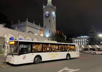 Опубликован график работы транспорта в Сочи в новогодние праздники