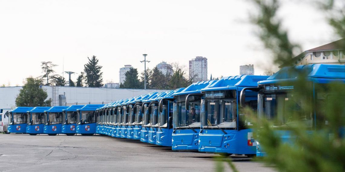 Сочи получил 26 новых автобусов ЛиАЗ