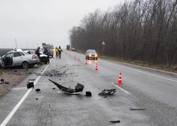 В Каневском районе Кубани в ДТП погибла  женщина-пассажир «Приоры»