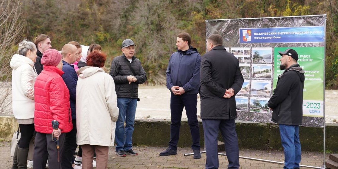 В Сочи начали благоустраивать набережную реки Псезуапсе