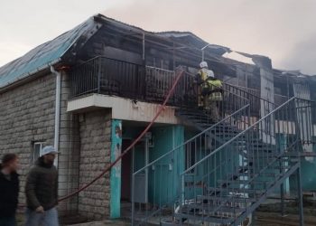 Из горящего пансионата на Кубани эвакуировали 54 человека