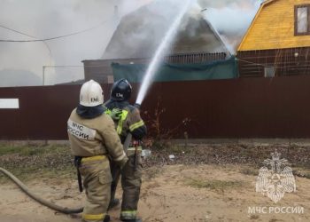 В Темрюкском районе Кубани произошел пожар в гостевом доме